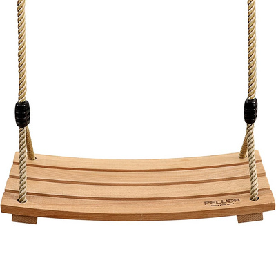 202404 Wood Tree Swing Seat,Indoor Outdoor Rope Wooden Swing Set for Children Adult Kids