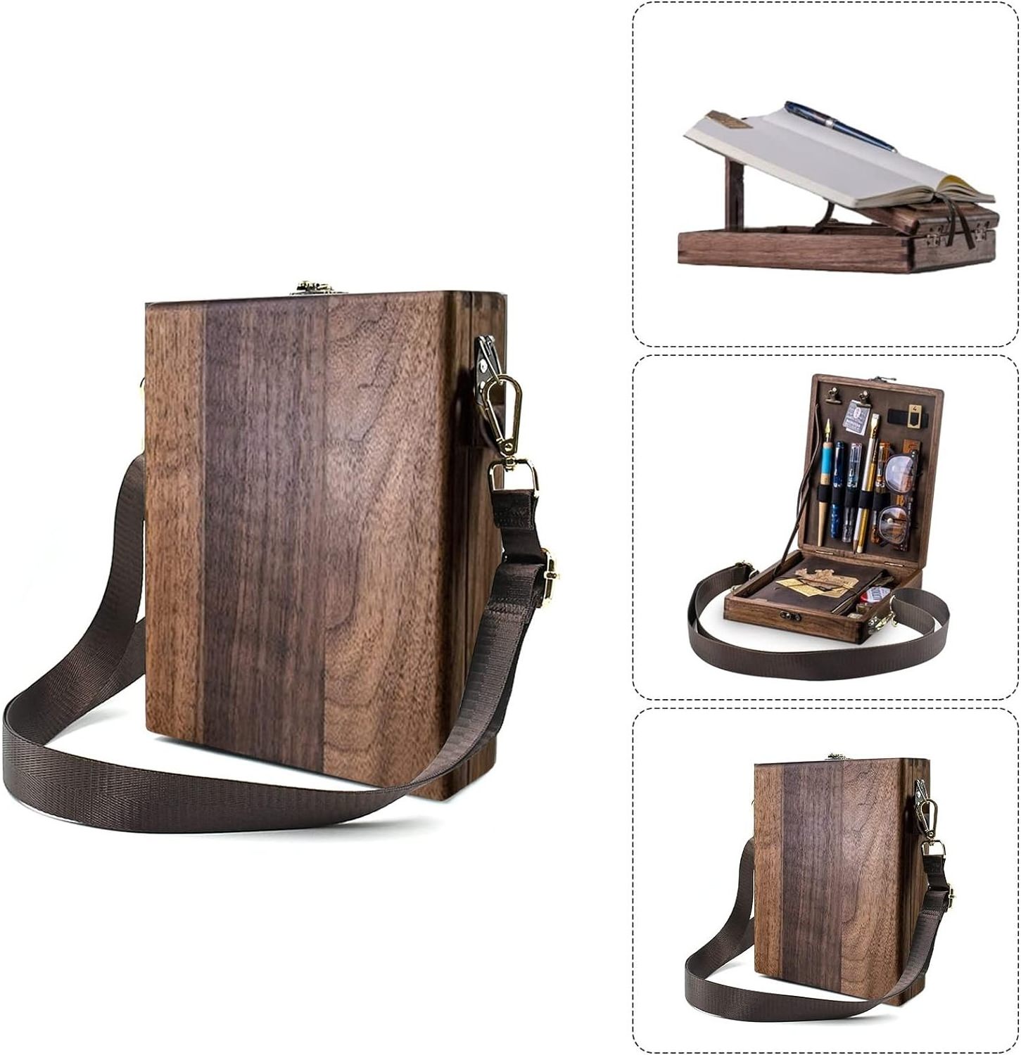 Multi-Function Portable Wooden Desktop Painting & Drawing Easel with Storage Box