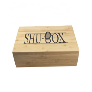 Handmade Custom Rectangle Wooden Shoe Box For Sale