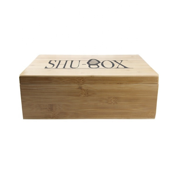 Handmade Custom Rectangle Wooden Shoe Box For Sale