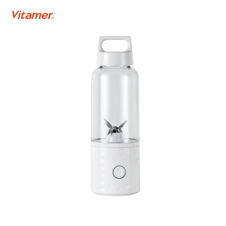 Vitamer personal mini home usb 4 blades juicer rechargeable fruit juice kitchenaid blender