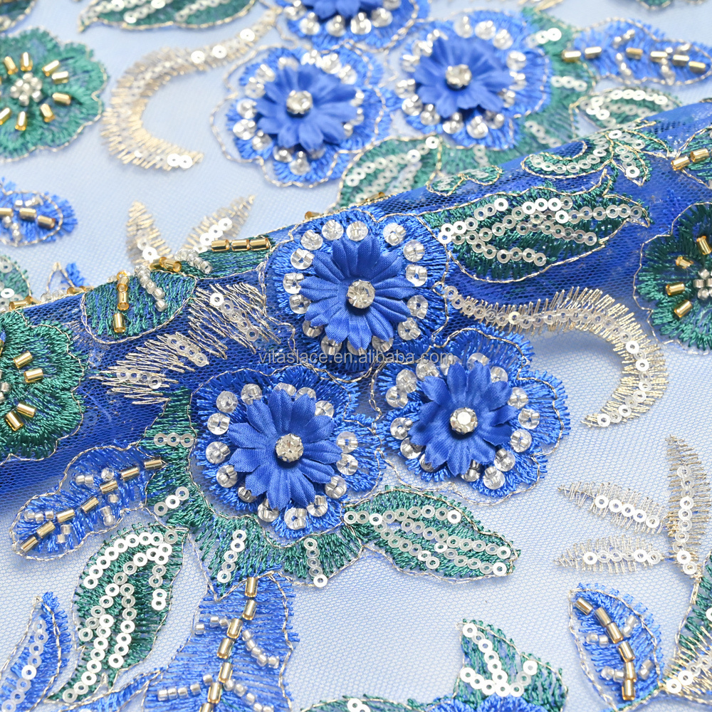 Nigerian material for wedding fabric embroidery lace fabric tissu africain dentelle for beautiful fashion clothing fabric