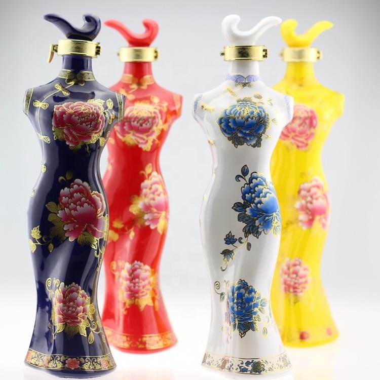 Food Grade Female Body Shape Glass Bottle Women Perfume Glass Bottle