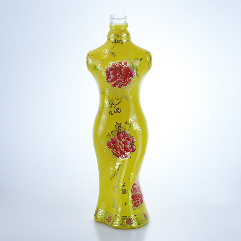 Food Grade Female Body Shape Glass Bottle Women Perfume Glass Bottle