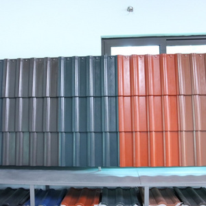 New Design, Colour Fastness, Light Weight Material, Nano Ceramic Coating Technology Concrete Roof Tiles