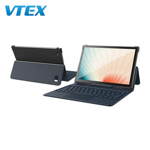 4G LTE Call Tablet Android Desk Tab 10.1 inch Notebook Pc Tablet With Keyboard