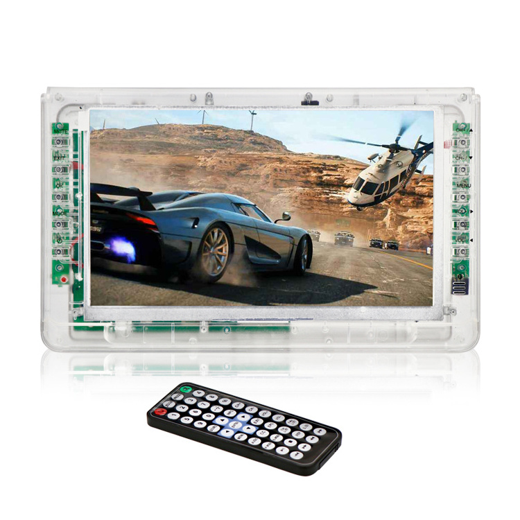 New Clear Tech Pocket Portable Digital TV Transparent LCD LED TV for Prison Jail