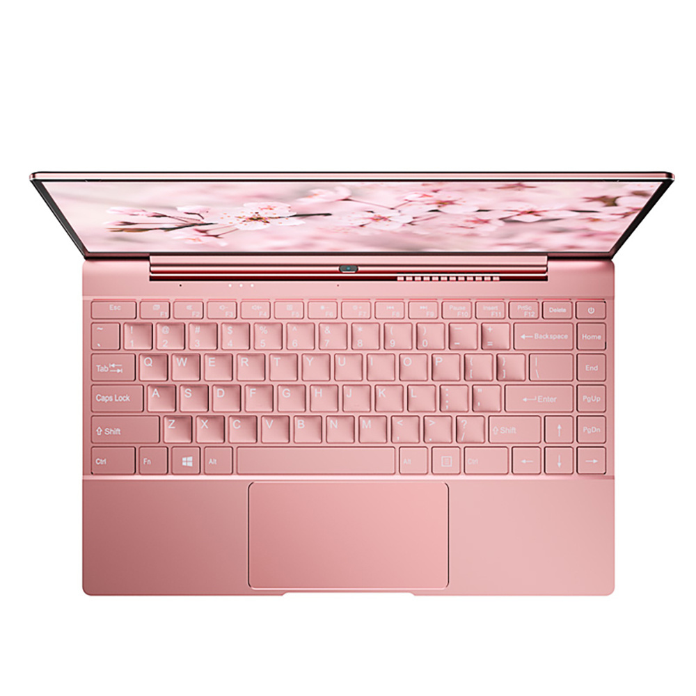 2021 Pink Laptops Customized 14.1 Inch Notebook Ultra Mini Portable Full View Display With Narrow Edge Computer