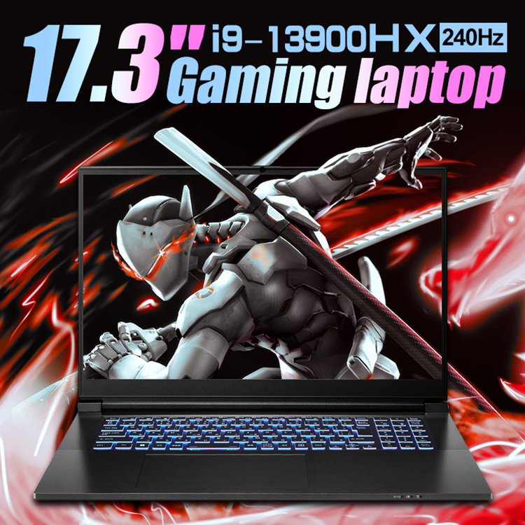 Wholesale Core I9 13Th New Laptop Notebook 17.3 Inch Qhd 144Hz Laptop I9-13900Hx Rtx  4060 4070 8G Gaming Desktop Laptop