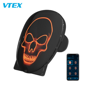 VTEX Gesture Control LCD Screen Adult Party Masks President Election Led Cosplay Wireless Face Mask