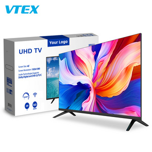 VITEK 49 60 78 inch Smart 4K Television LED TV,Cheap Chinese Flat Screen UHD Television,55 65 75 80 85 inch Smart UHD LED TV 4K