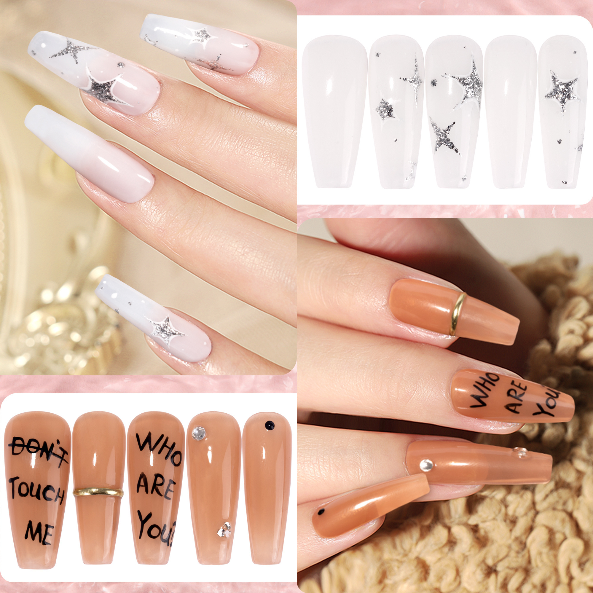 Vendeeni 24 Colors Jelly Gel Polish Set UV Gel Nail Polish Transparent Customized Logo Gel Nail Polish