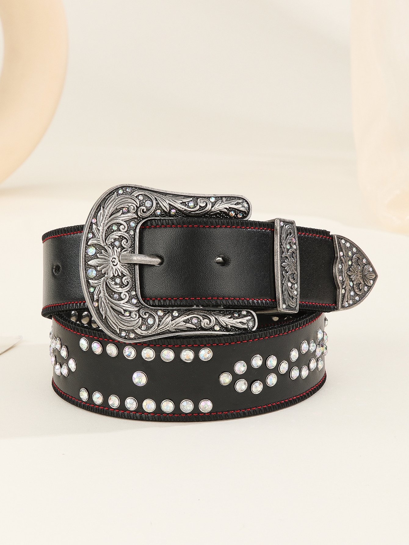 Manufacturer bb simon rhinestone belt for unisex western crystal ice diamond studded belt