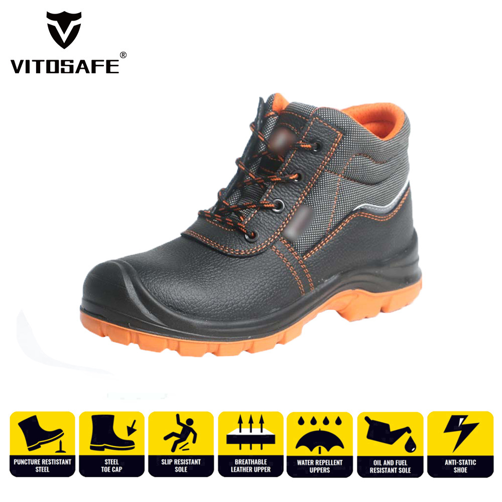 Wholesale Hot Selling Good Price Custom Work Steel Toe Boots Safety Shoes for Men Women