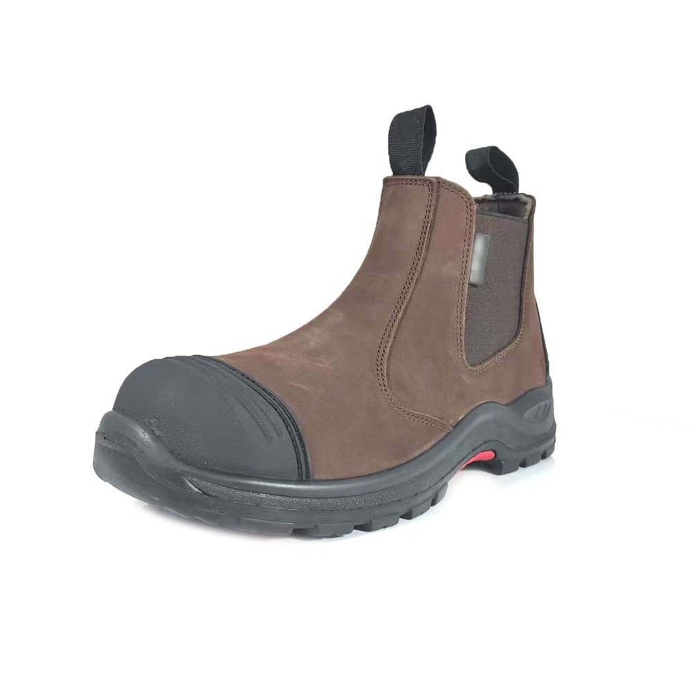 Custom Breathable Anti-Puncture Men Protective Work Boots Steel Toecap Safety Shoes Protection S3