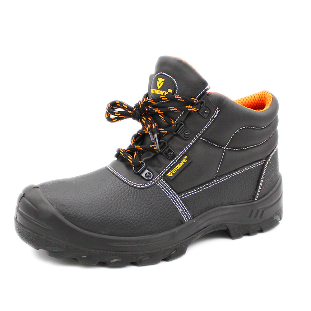 Safety shoes spore saudi arabai road mate specification split emboss leather with steel toe without lace for men price in mumbai