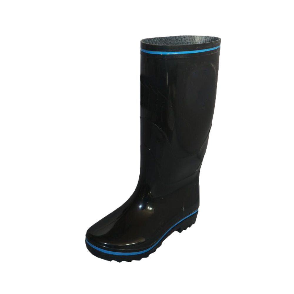 Fashion working waterproof pvc wellington gumboots safety rain boots custom for men