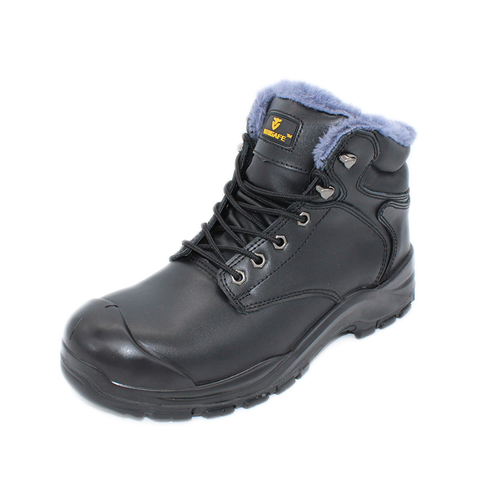 Canadian oem high quality security waterproof long winter agricultural warm non slip resistant work safety shoes boots