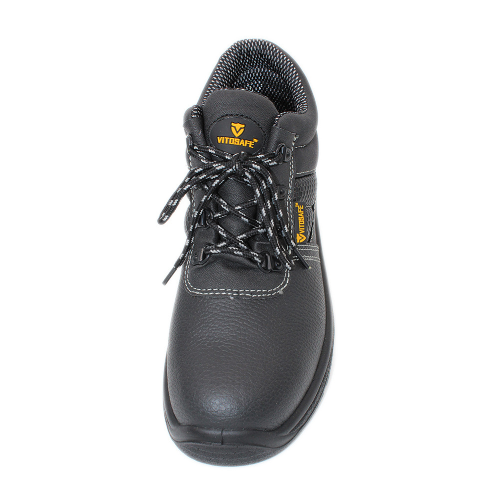 steel plate goodyear weltd rubber bottom working stylish industrial strong composite toe cap stocked plastic safety shoes