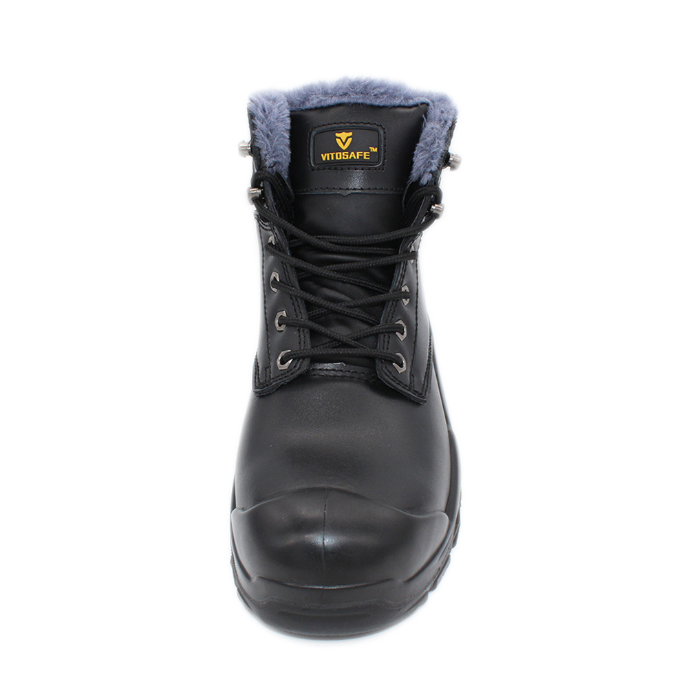 Canadian oem high quality security waterproof long winter agricultural warm non slip resistant work safety shoes boots