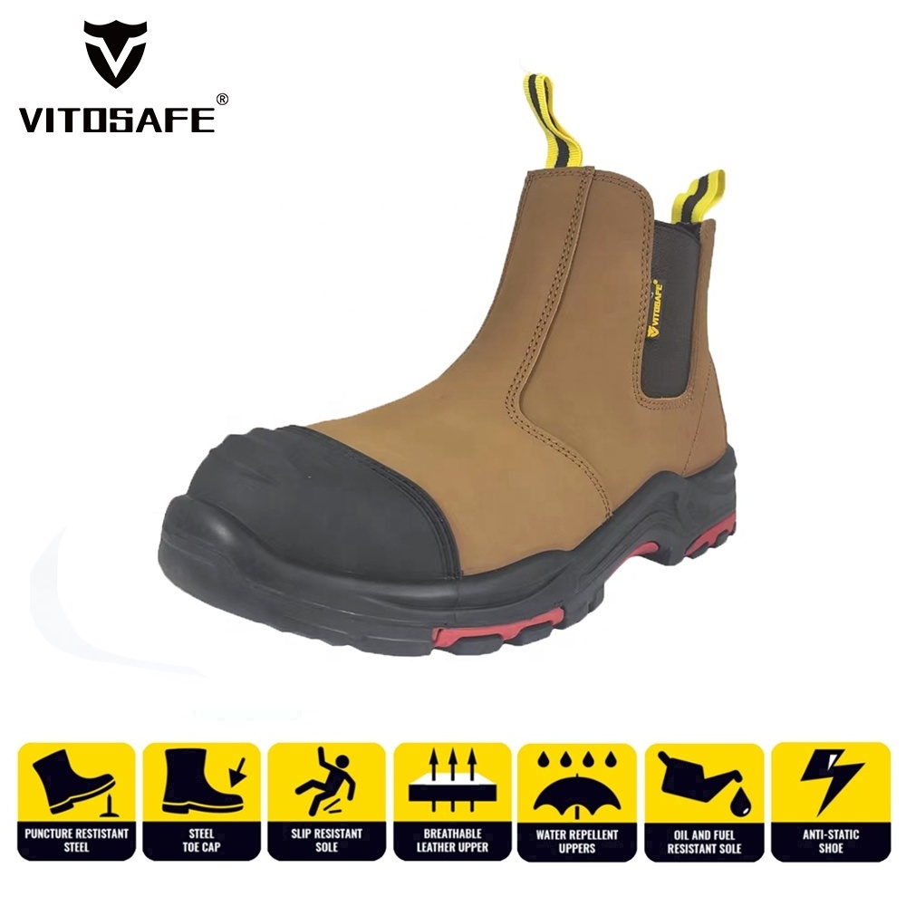 VITOSAFE Hot Selling Industrial Protective Fashion Rubber Women Safety Shoes/Boots with Steel Toe