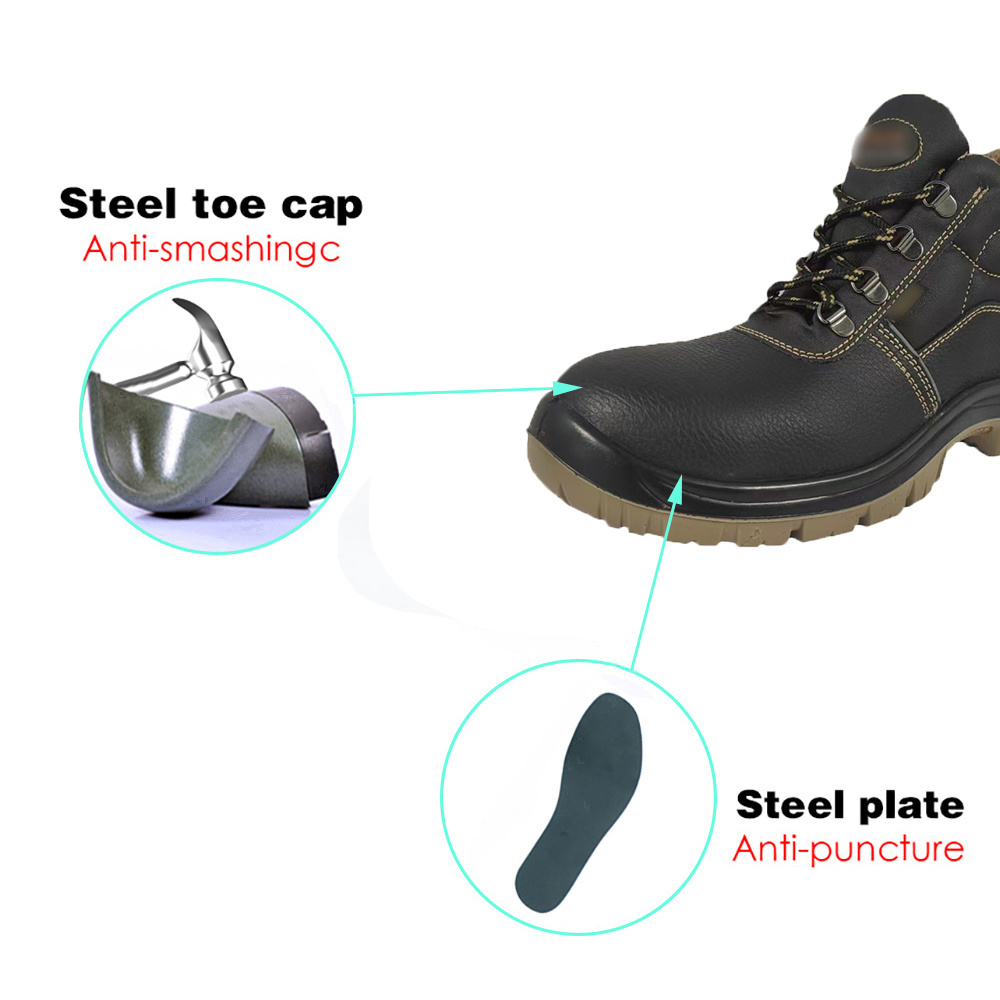 VITOSAFE OEM Breathable Steel Toe Safety Shoes S3 for Women Men Botas de Seguridad Industrial