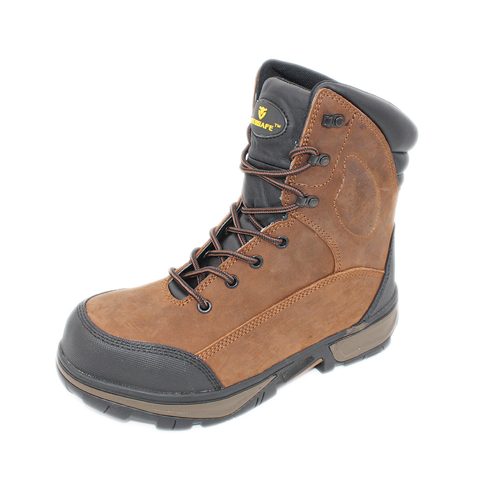 Jungle Leather Training Robust Steel-toe Men Safety Shoes Boots Tactical Sport Trekking Combat Desert Suede Pu Rubber