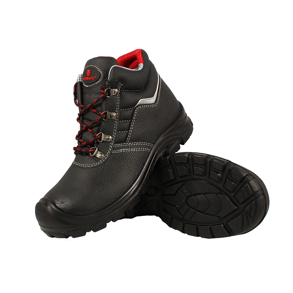 Factory Wholesale Price High Quality Leather Anti-smashing Safety Shoes/Boots for Men and Women