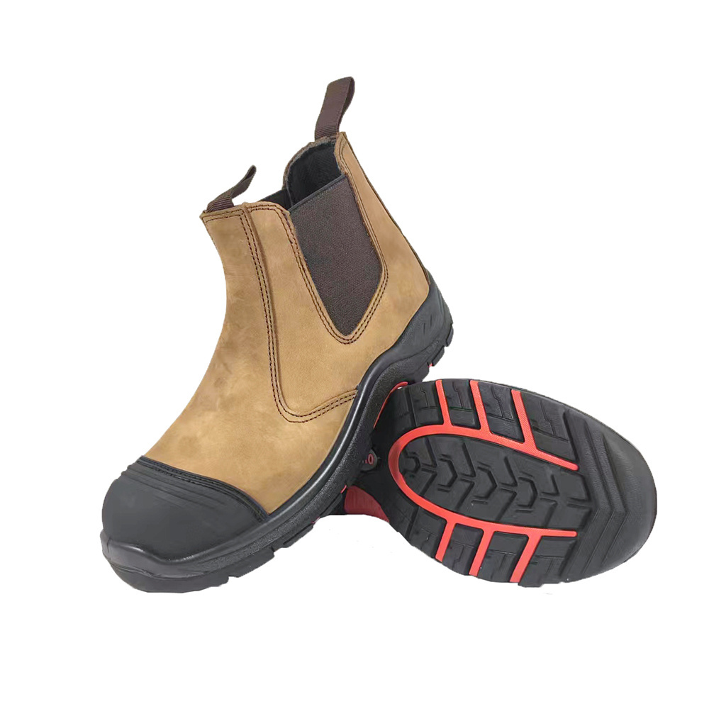 Custom Breathable Anti-Puncture Men Protective Work Boots Steel Toecap Safety Shoes Protection S3