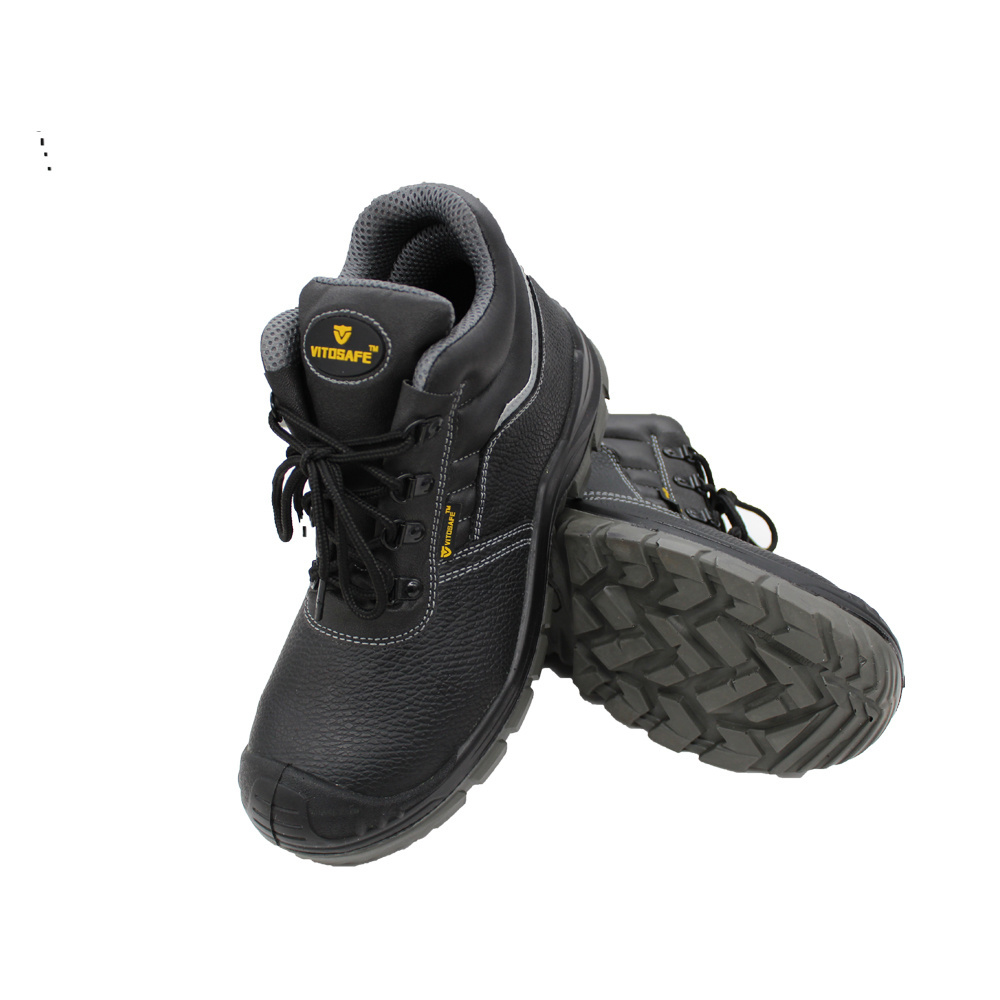 Wholesale Cheap Price Safety Shoes boots with Steel Toe Cap  and Steel Plate