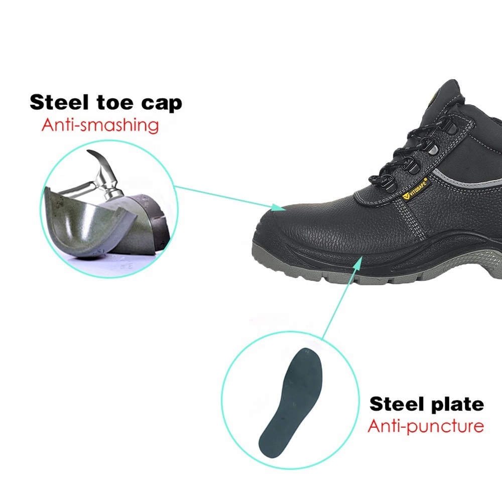 Light Weight Sports Steel Toe Industrial Botas De Seguridad Men's Zapatos de seguridad Work Boots Safety Shoes