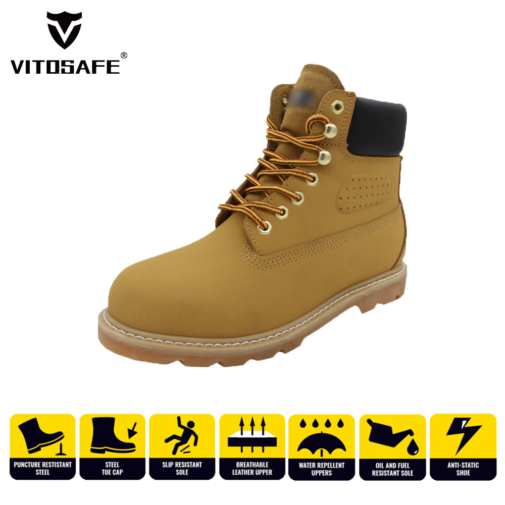 VITOSAFE High Quality Outdoor Hiking Training Desert Boots Safety Shoes S3 for Men and Women