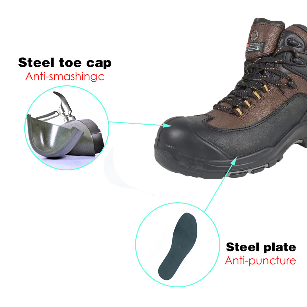 VITOSAFE New Design Industrial Protective Footwear Men Safety Shoes/Boots Zapatos de Seguridad