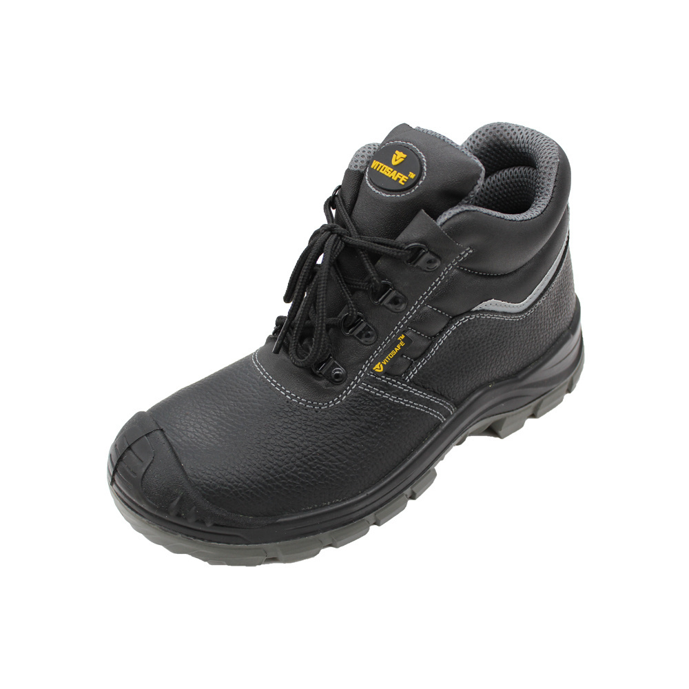 Wholesale Cheap Price Safety Shoes boots with Steel Toe Cap  and Steel Plate