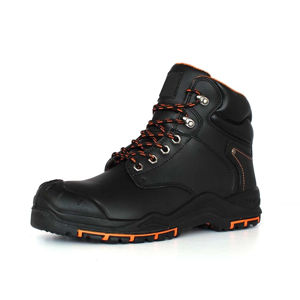 Wholesale High Quality Anti-slip Steel Toe Men Work Safety Shoes Boots S3