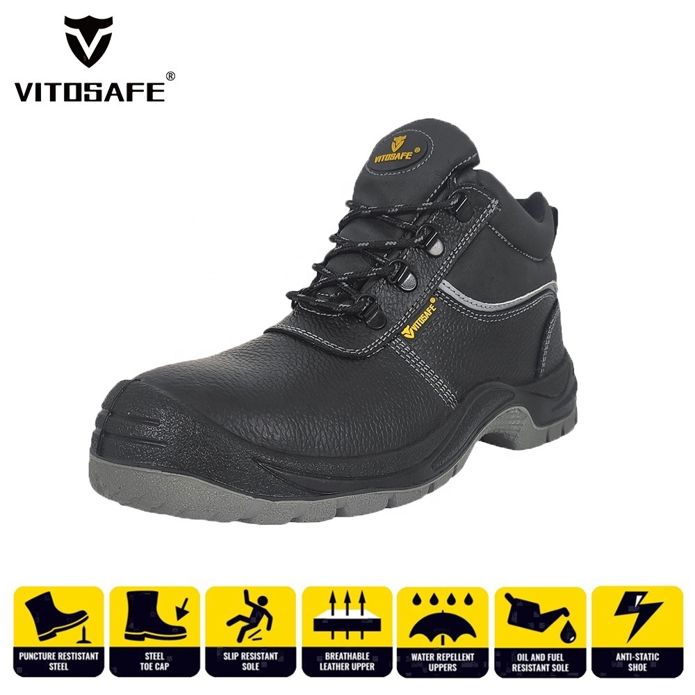 Light Weight Sports Steel Toe Industrial Botas De Seguridad Men's Zapatos de seguridad Work Boots Safety Shoes