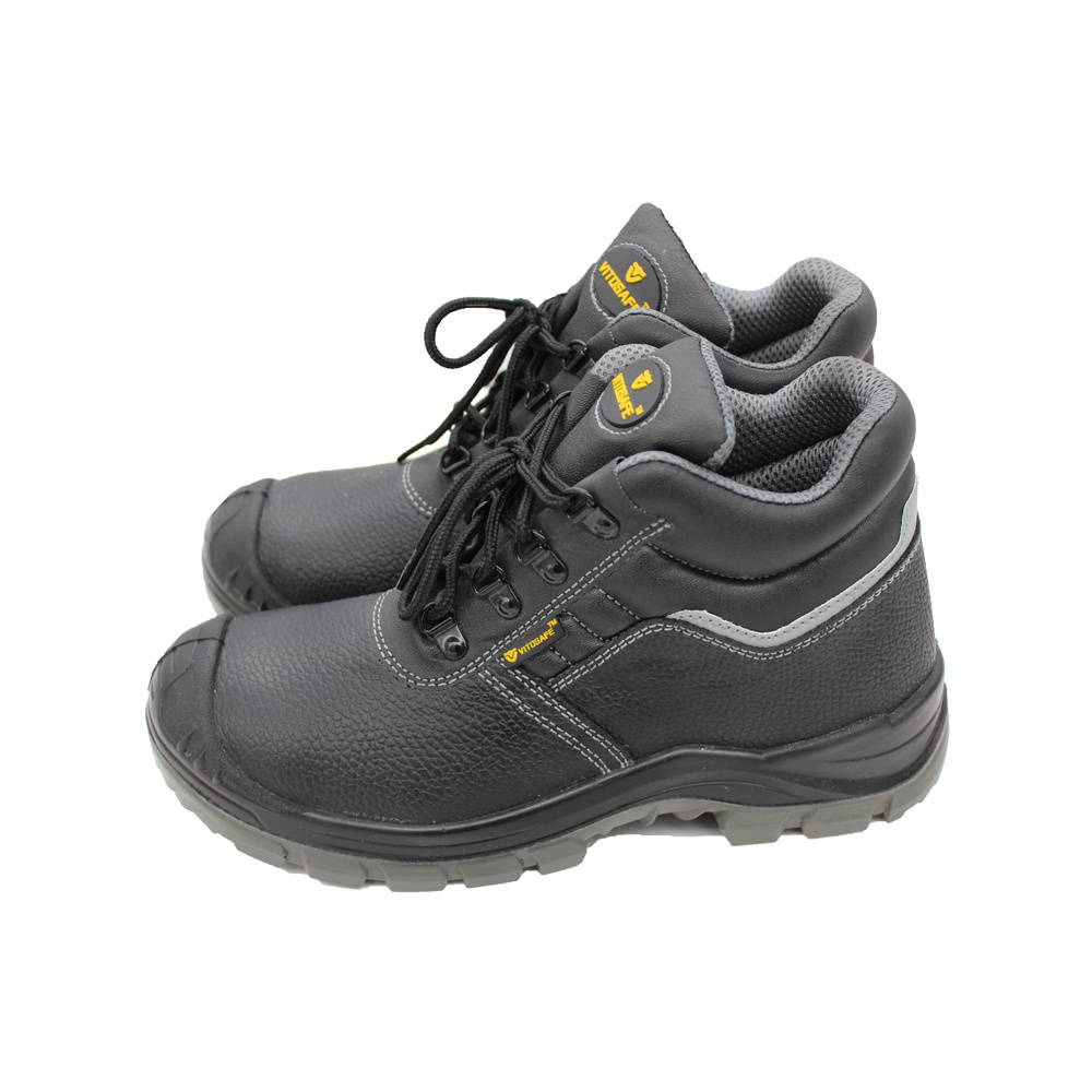 Wholesale Cheap Price Safety Shoes boots with Steel Toe Cap  and Steel Plate