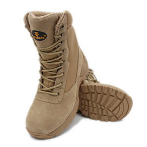 Black brown combat desert ranger tactical boots safety for men with steel toe and steel plate