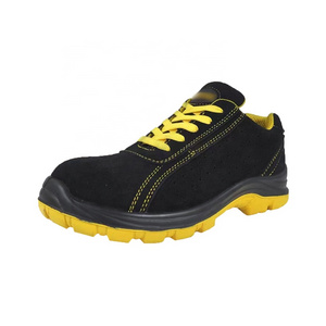 lightweight men canvas non slip leather work steel toe workman zapatos de seguridad safety shoes