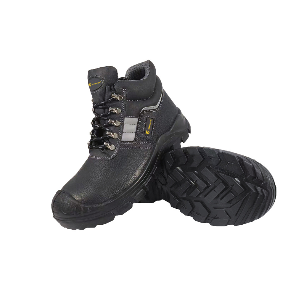 High quality breathable anti-slip work safety shoes boots s3 with steel toe for men