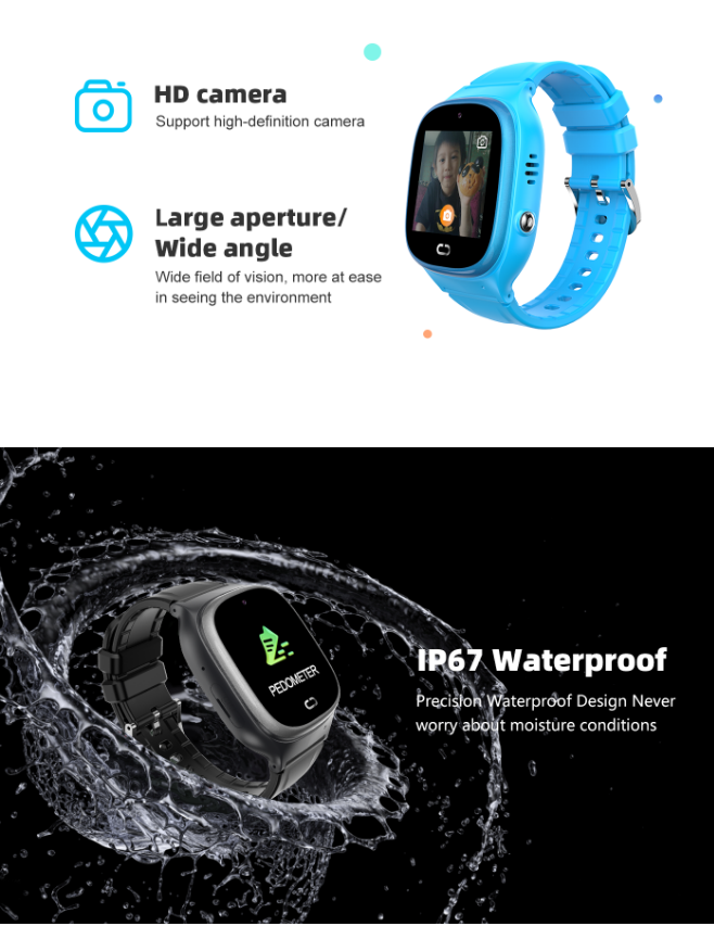 TD45 Children's Smart Watch With SOS Callback Phone Watch Smartwatch Kids 2G Sim Card Camera Waterproof Kids Smart Watch