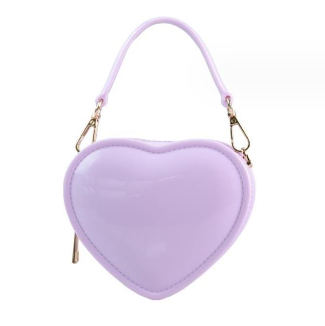 2024 factory wholesale luxury woman purses and handbags, new design fashion heart shape PU leather mini handbags tote bag custom