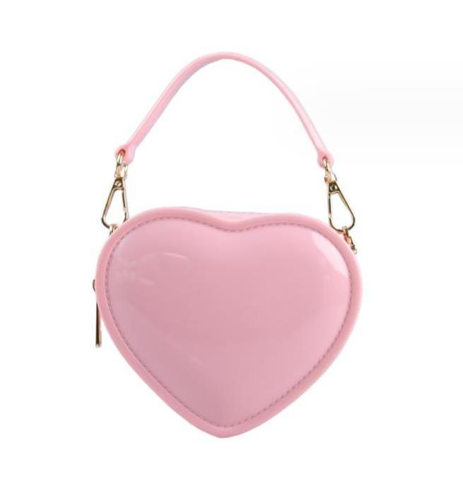 2024 factory wholesale luxury woman purses and handbags, new design fashion heart shape PU leather mini handbags tote bag custom