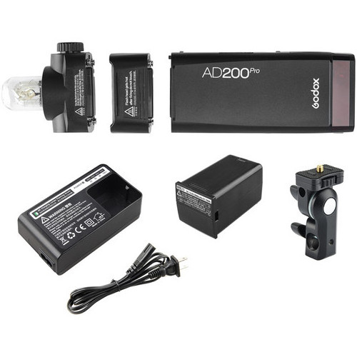 Godox AD200Pro Outdoor Flash Light TTL 2.4G 1/8000 HSS 200Ws 5600K with 2900mAh Li-ion Battery  Pocket Flash AD200 Pro