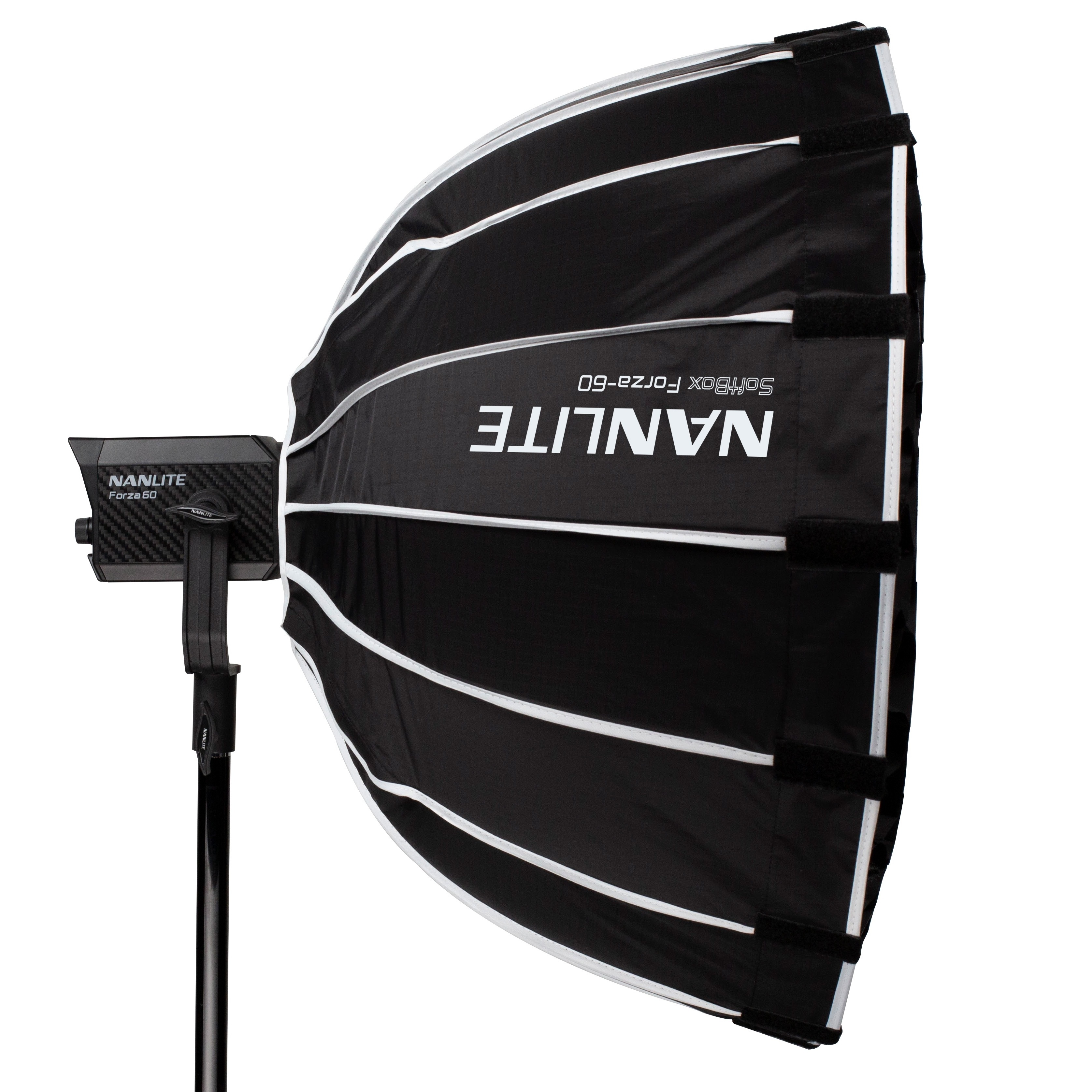 Nanlite SB-FZ60 24inch 60cm Parabolic Softbox 16-Sided Softbox Photography Light Soft Box for Forza 60/60B for interviews