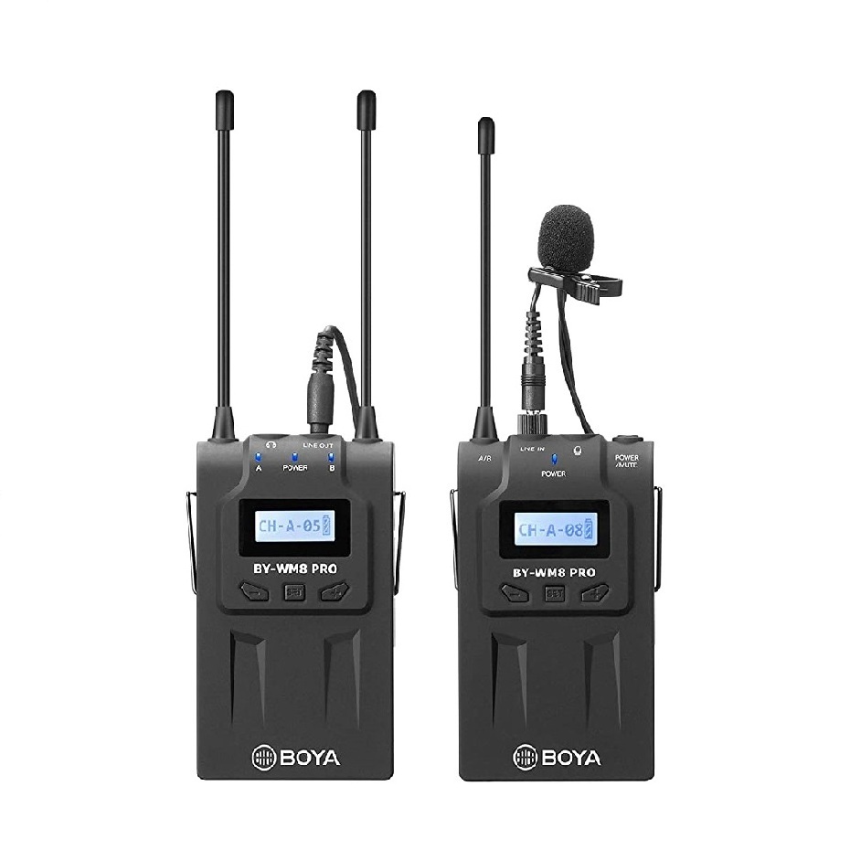 BOYA BY-WM8 Pro-K1 UHF Wireless Microphone Interview/Video Microphone Apply to Computer Laptop Mac book Smart Phone