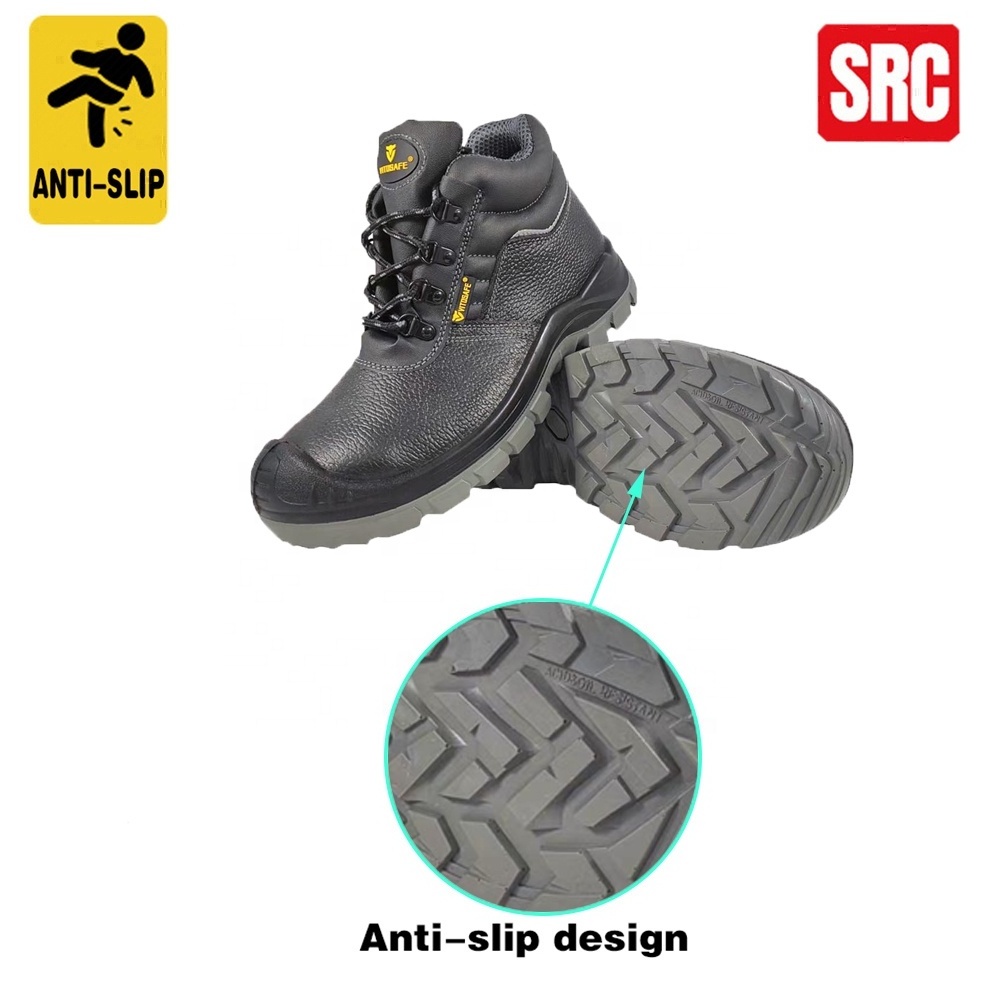 Hot Selling Industrial Protective Safety Shoes Boots S3 with Steel Toe Cap for Men