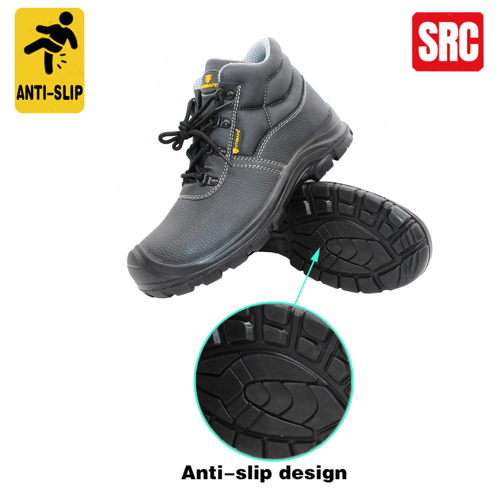 OEM Anti-puncture Botas de seguridad Industrial Steel Toe Boots Safety Shoes Men Work