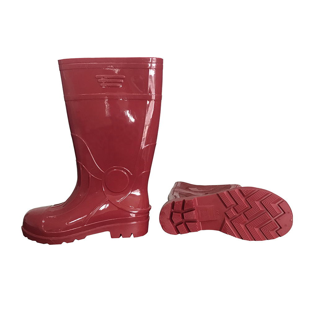 Wholesale Custom Industry Steel Toe Waterproof Rubber Wellington Rain Boots for Men