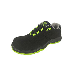 VITOSAFE S1P Black Suede Leather Anti-puncture Non Slip Breathable Outdoor Steel Toe Safety Shoes